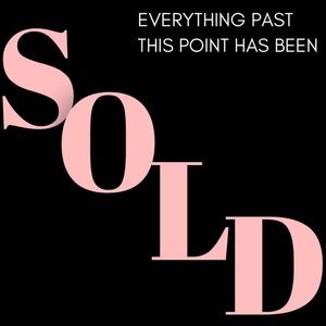 Items below this sign have sold